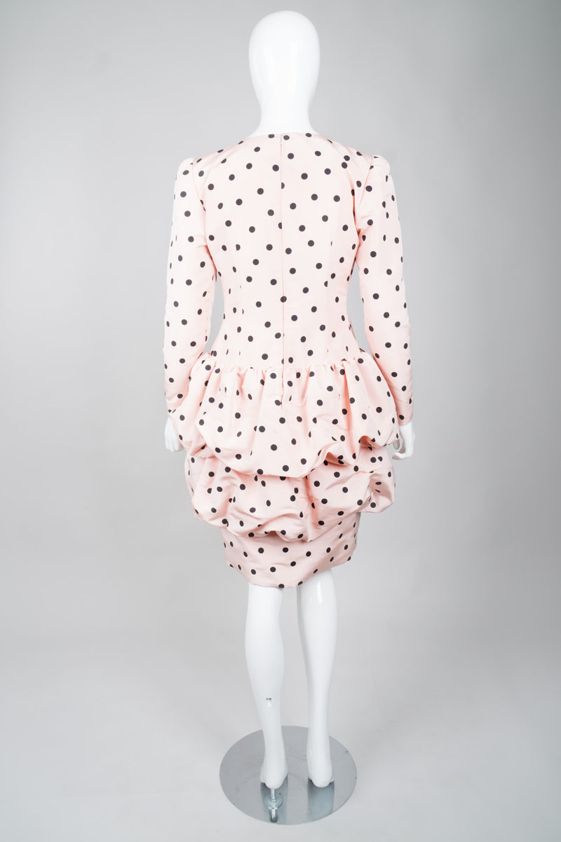 Givenchy 80s Polka Dot Pouf Dress