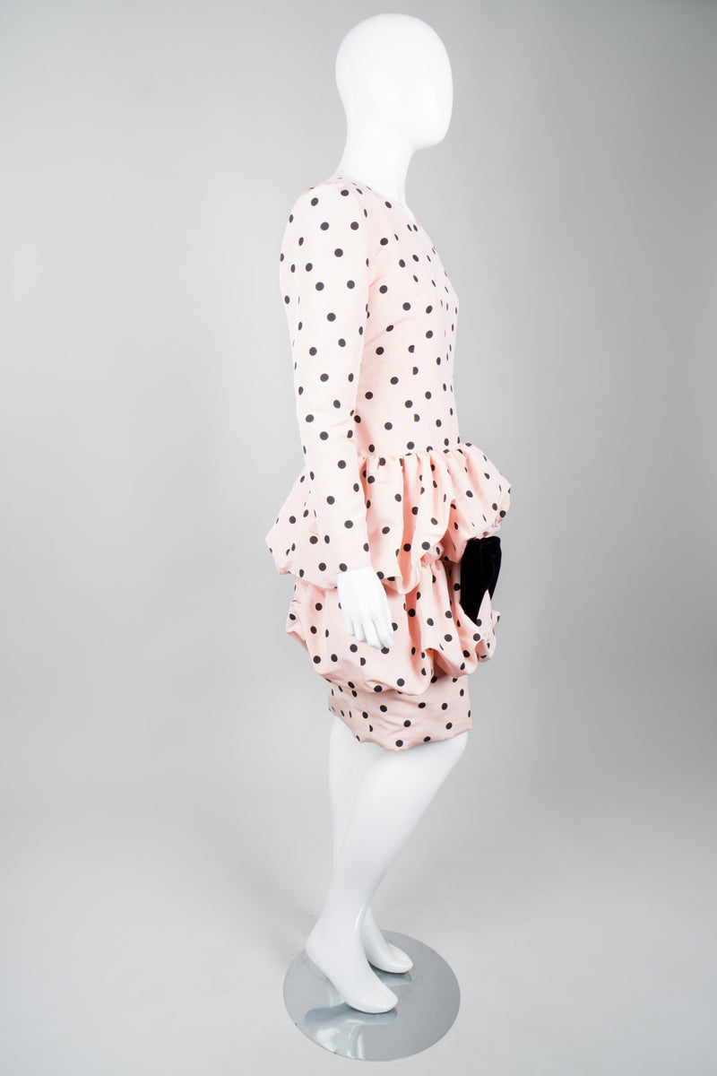 Givenchy 80s Polka Dot Pouf Dress