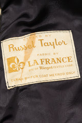 Russel Taylor Faux Leopard Fur Peacoat Jacket