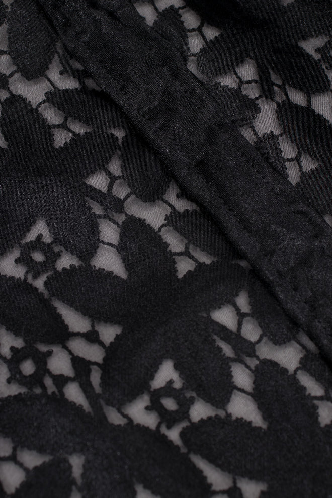 Comme des Garçons Floral Crochet Lace Mesh Jacket Cardigan