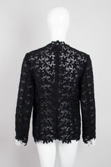 Comme des Garçons Floral Crochet Lace Mesh Jacket Cardigan