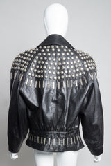 Begedor Dome Ball Stud Leather Jacket