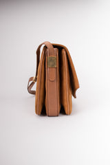 Lepanto 70s Rich Suede Shoulder Flap Bag