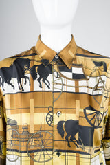 Junya Watanabe Comme Des Garcons Horse & Carriage Shirt