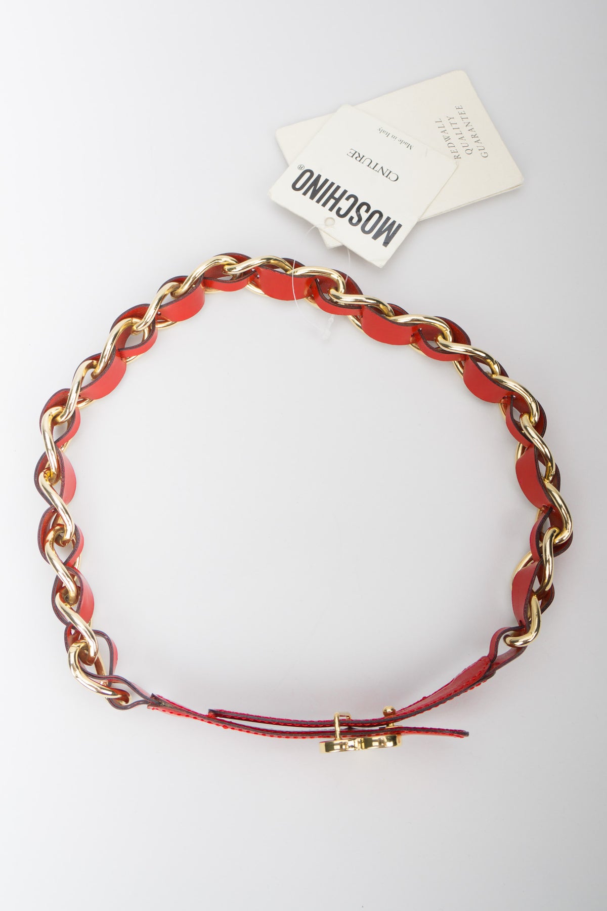 アクセサリー MOSCHINO Leather Bracelet Orange Y2K MOSCHINO Leather Bracelet Orange Y2K - メルカリ