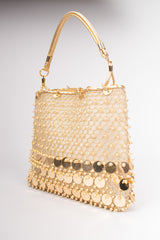 Rodo Vintage Beaded Paillette Mesh Handbag Purse