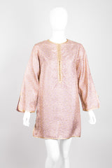 Au Chic Vintage Moroccan Golden Brocade Tunic