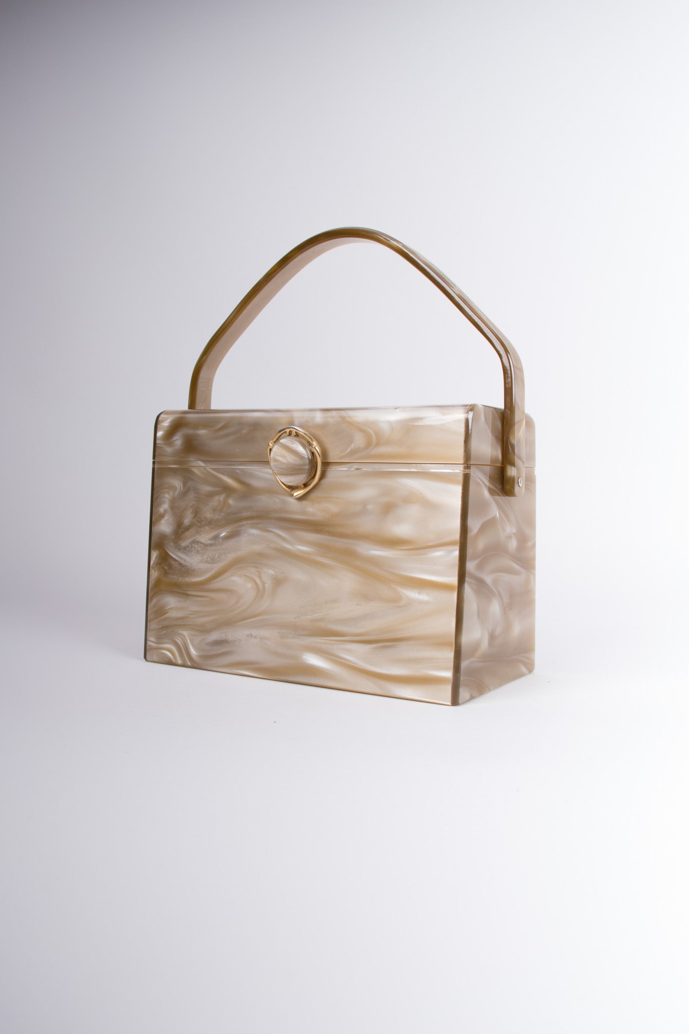 Stylecraft Miami Pearlescent Acrylic Vintage Box Bag