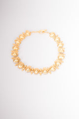 Fendi Artichoke Flower Collar Necklace