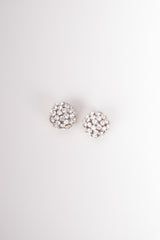 Rhinestone Disco Ball Earrings