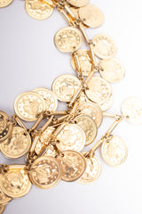 Vintage Long Coin Layering Necklace