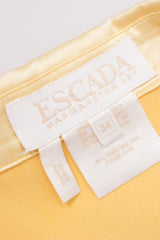 Escada Tahiti Tiare Pineapple Silk Satin Souvenir Pajama Shirt