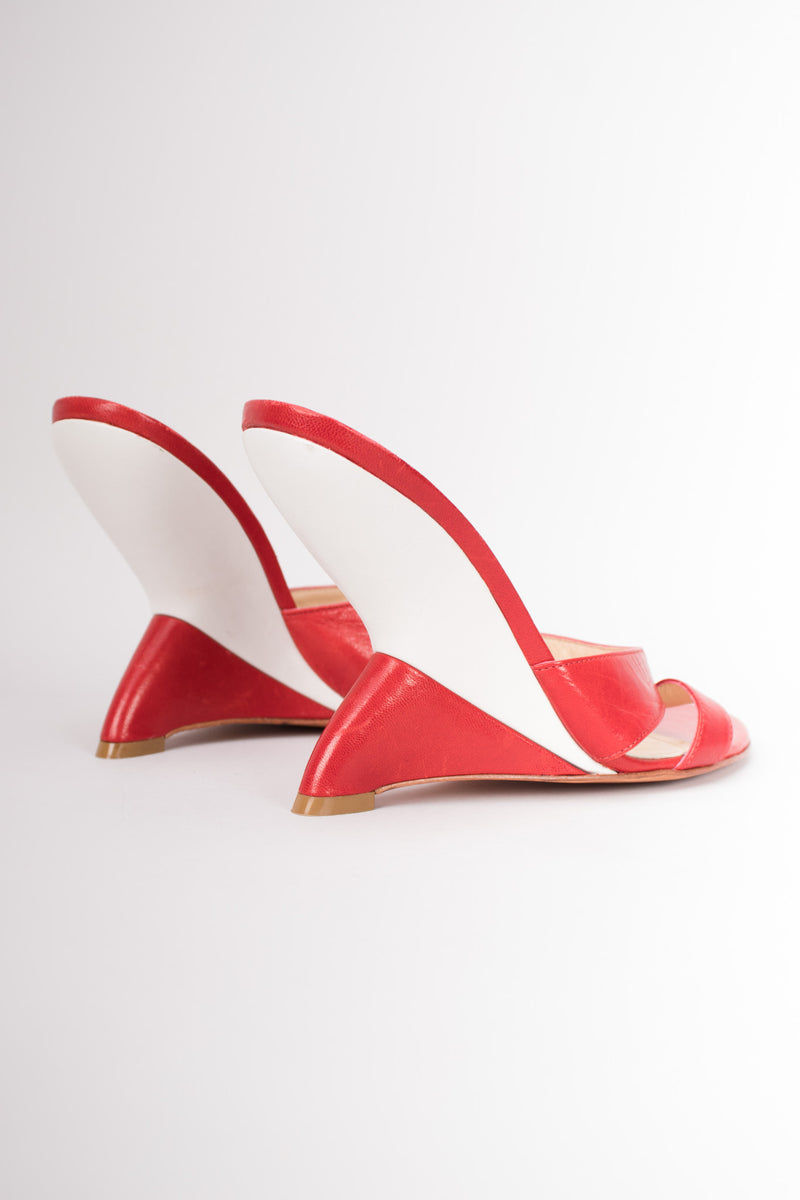 Tailfin Wedge Slide Sandals