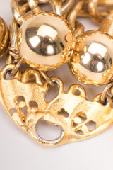 Prince Kamy Yar Shiny Gold Ball Collar Necklace