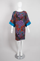 Mary McFadden Mixed Paisley Print Tunic