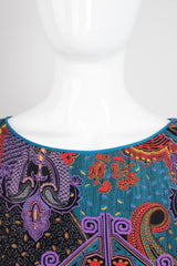 Mary McFadden Mixed Paisley Print Tunic