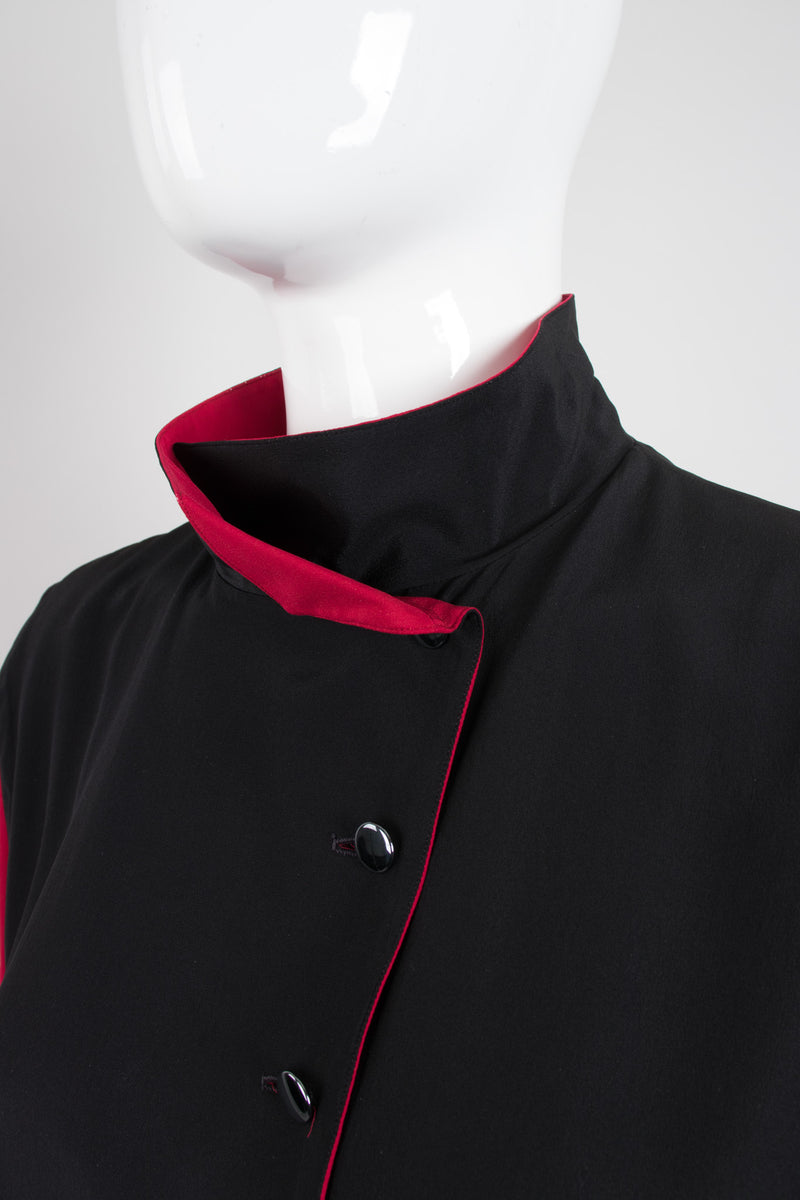 Chloé Silk Colorblocked Chef Uniform Jumper Dress