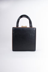 31 Fevrier Vintage Padded Leather Card Suit Vegas Box Bag