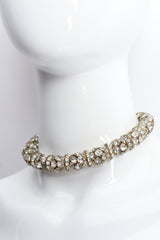 Vintage Diva Crystal Cluster Ball Rope Choker on Mannequin at Recess LA