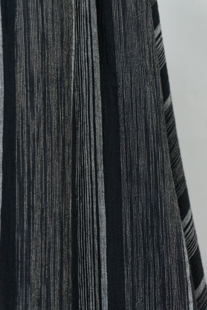 Issey Miyake Plantation Shijira-Ori Striped Skirt