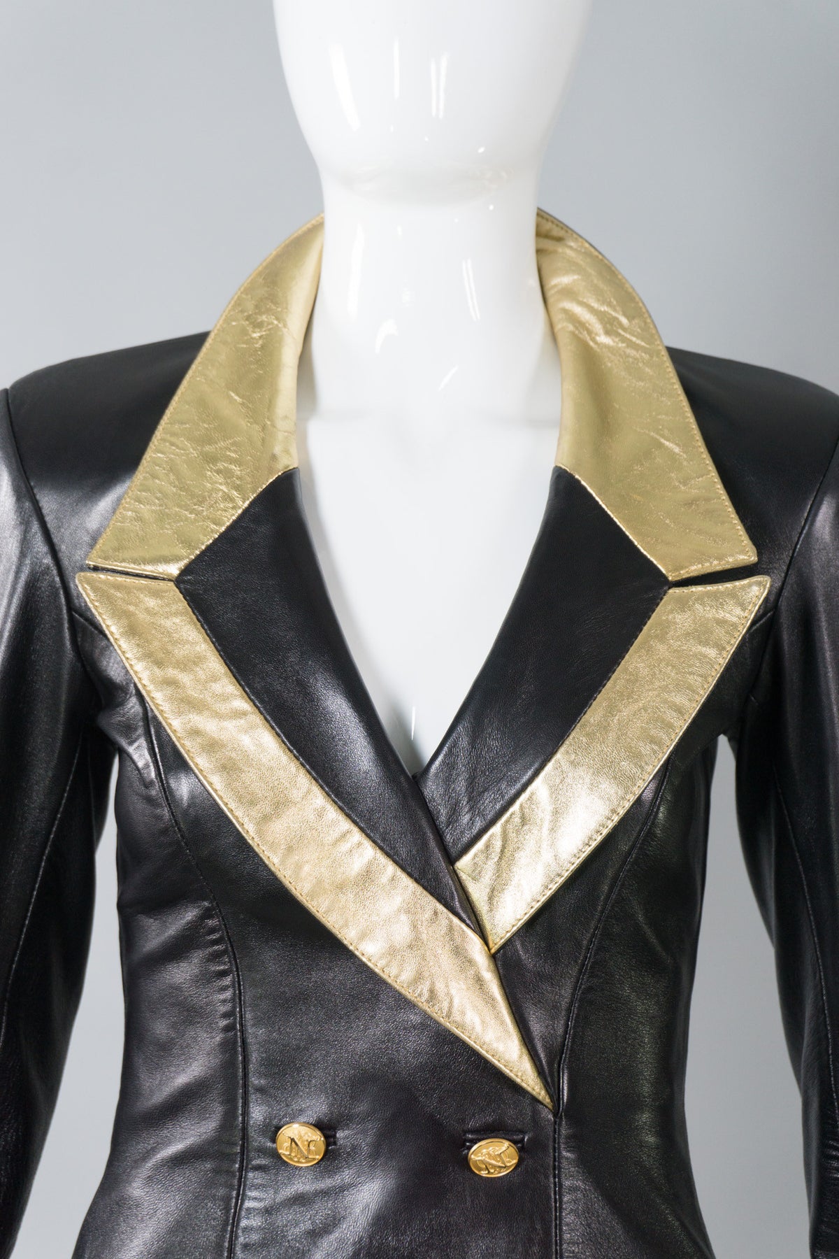 cute summer dresses for beach Thierry Mugler 1990s Black Lambskin Zip-Up Motorcycle Dress – Featherstone  Vintage main image 1