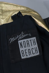 North Beach Leather by Michael Hoban Leather Blazer Dress