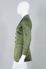 Jean Paul Gaultier Classique Silk Pinstripe Jacket