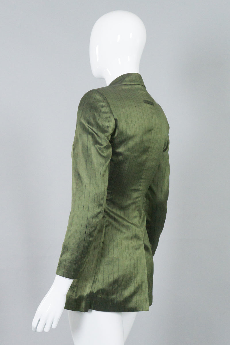 Jean Paul Gaultier Classique Silk Pinstripe Jacket
