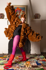 Vintage 1988 Jean Charles De Castelbajac Arche de Noé Teddy Bear Coat on Emily O'Dette @ Recess LA