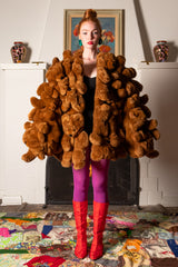 Vintage 1988 Jean Charles De Castelbajac Arche de Noé Teddy Bear Coat on Emily O'Dette @ Recess LA