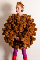 Vintage 1988 Jean Charles De Castelbajac Arche de Noé Teddy Bear Coat on Emily O'Dette @ Recess LA