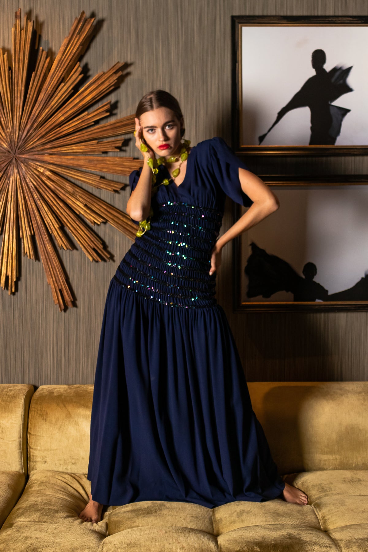 yves saint laurent evening dresses 1983 Vintage YSL Gathered Drop Waist Film Noir Gown – Recess Aralina Beige Corset Maxi No one does black Online Exclusive SIZE:22W