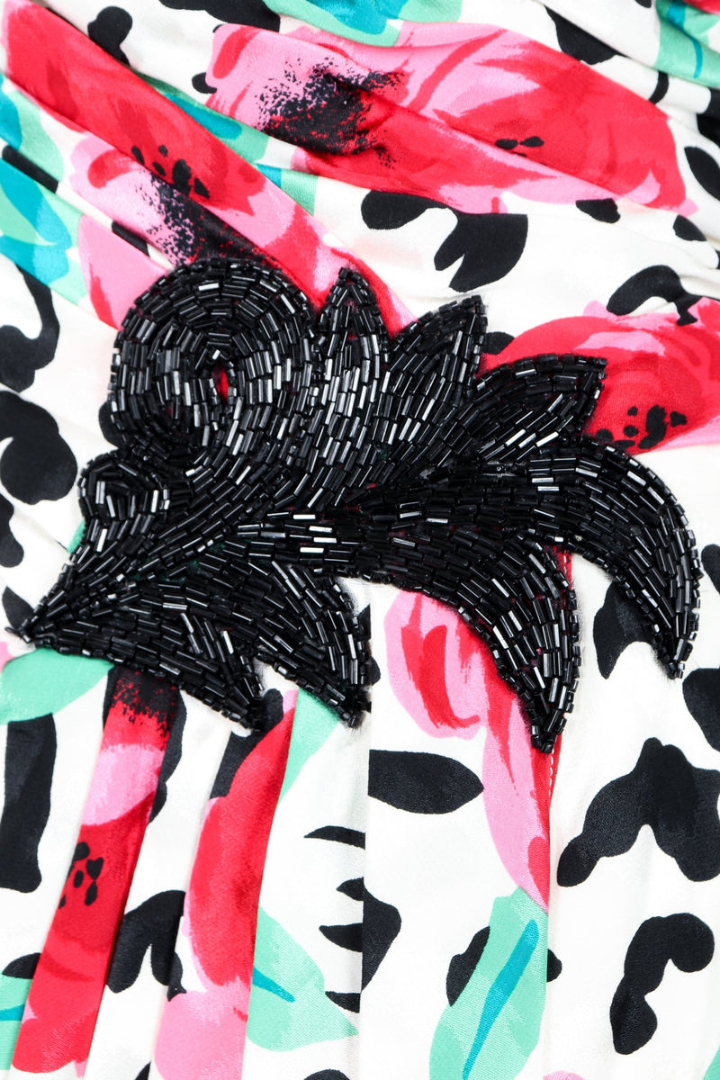 Vintage A.J. Bari Floral Print Ruched Cocktail Dress at Recess Los Angeles Vintage A.J. Bari Floral Print Ruched Cocktail Dress at Recess Los Angeles