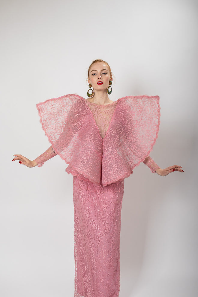Gown by Pierre Cardin 1987 on Model. @recessla