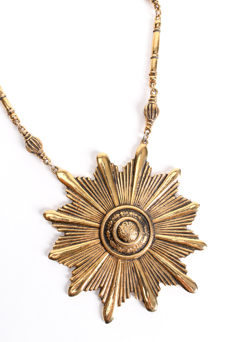 Vintage Accessocraft Sunburst Plate Necklace at Recess Los Angeles