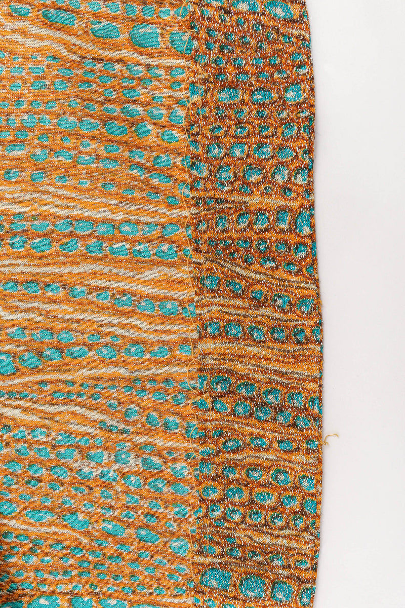 Vintage Adele Simpson Dots & Mineral Print Dress invisible hemline stitch @ Recess LA