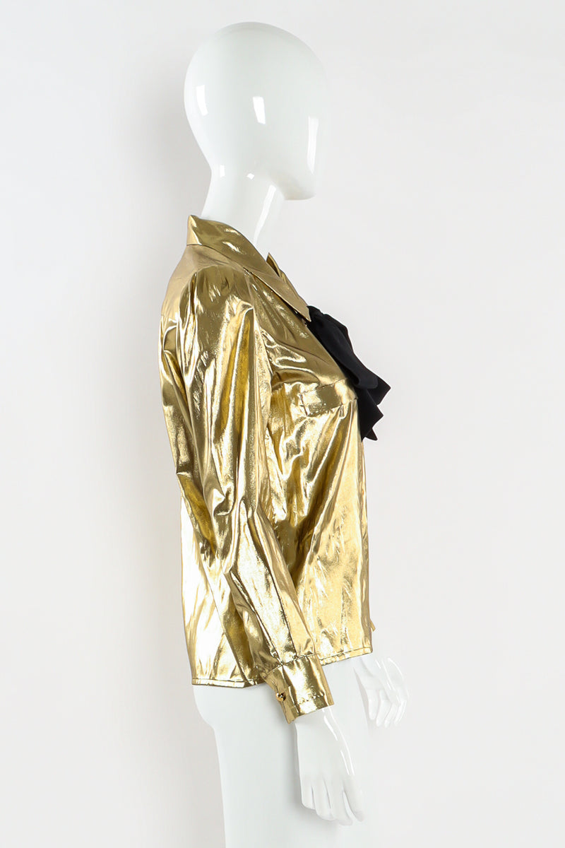 Gold Zari Silk Sleeveless Blouse – Meiraas