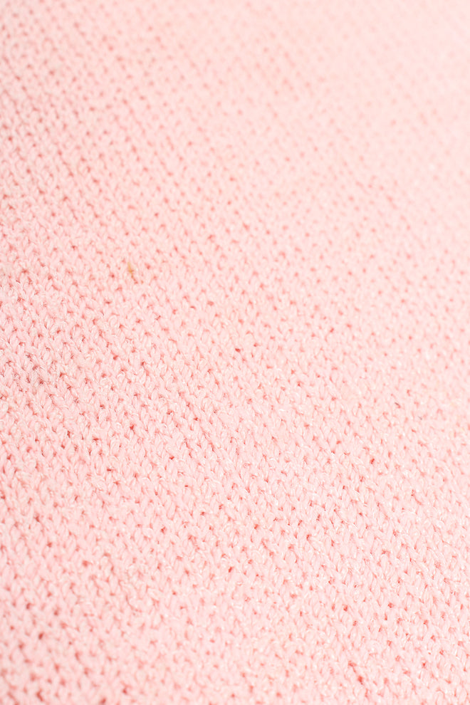 Vintage Adolfo Feather Sweater Knit Dress fabric detail at Recess Los Angeles