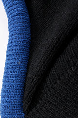 Vintage Adolfo Banded Knit Midi Sweater Dress detail at Recess Los Angeles