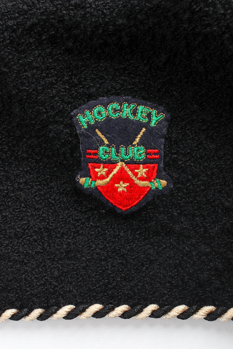 Vintage Adolfo Collegiate Crest Appliqué Jacket II appliqués @ Recess LA