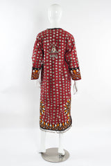 Vintage Afghan Embroidered Coin Charm Bell Coat mannequin back @ Recess Los Angeles 