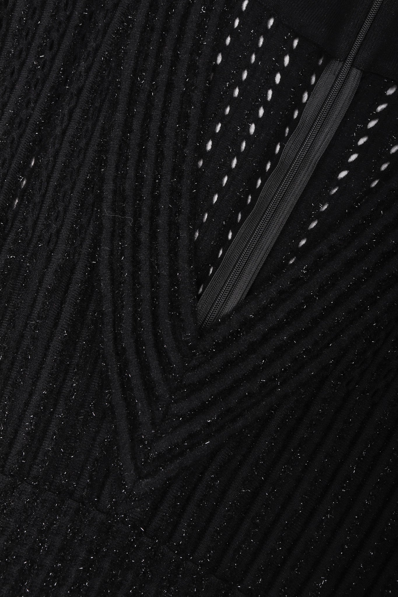 Recess Los Angeles Vintage Alaia Knit Tinsel Fit And Flare Cocktail Dress