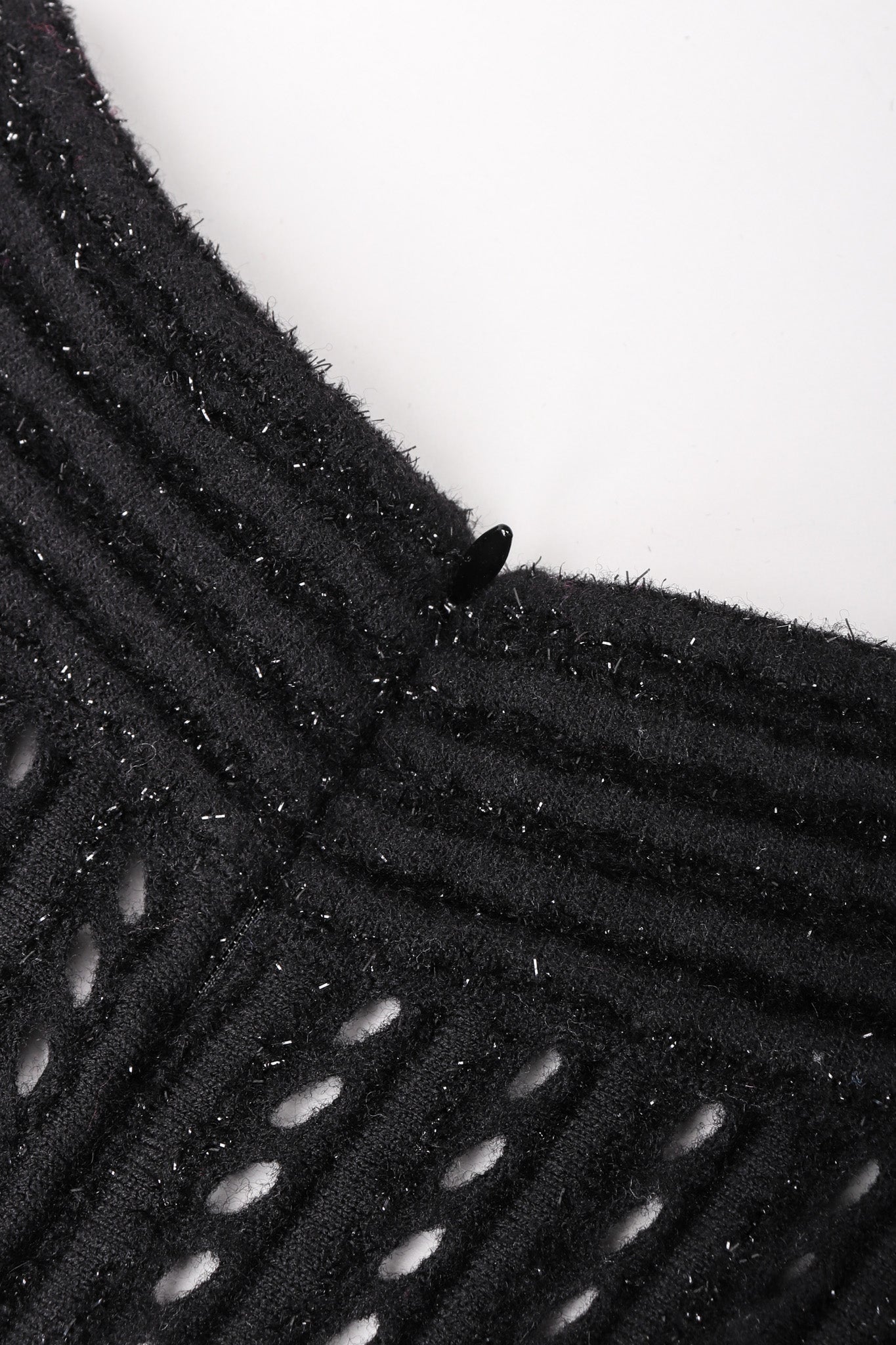 Recess Los Angeles Vintage Alaia Knit Tinsel Fit And Flare Cocktail Dress
