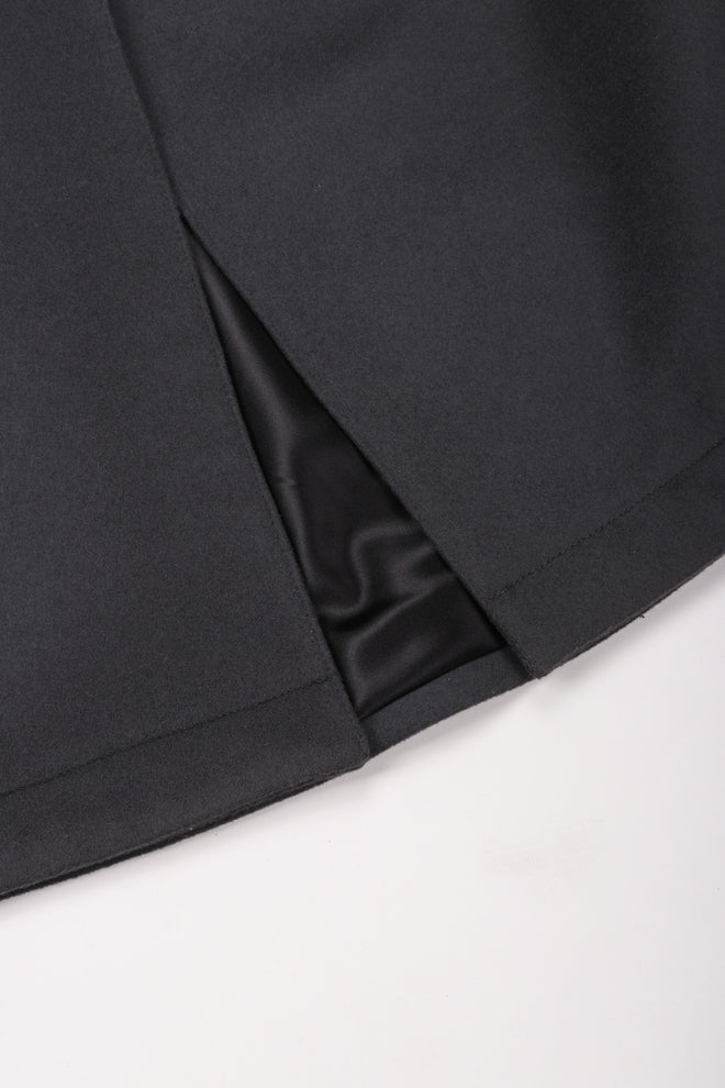 Recess Los Angeles Vintage Alaia Double-Breasted Long Wool Reefer Coat