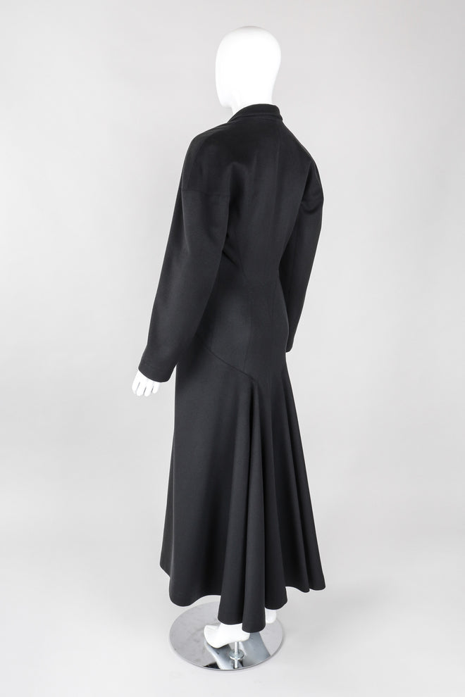 Recess Los Angeles Vintage Alaia Double-Breasted Long Wool Reefer Coat