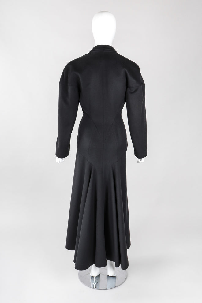 Recess Los Angeles Vintage Alaia Double-Breasted Long Wool Reefer Coat