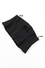 Alaïa Hook Up Corset Waist Belt back lace up flat lay  @ Recess Los Angeles