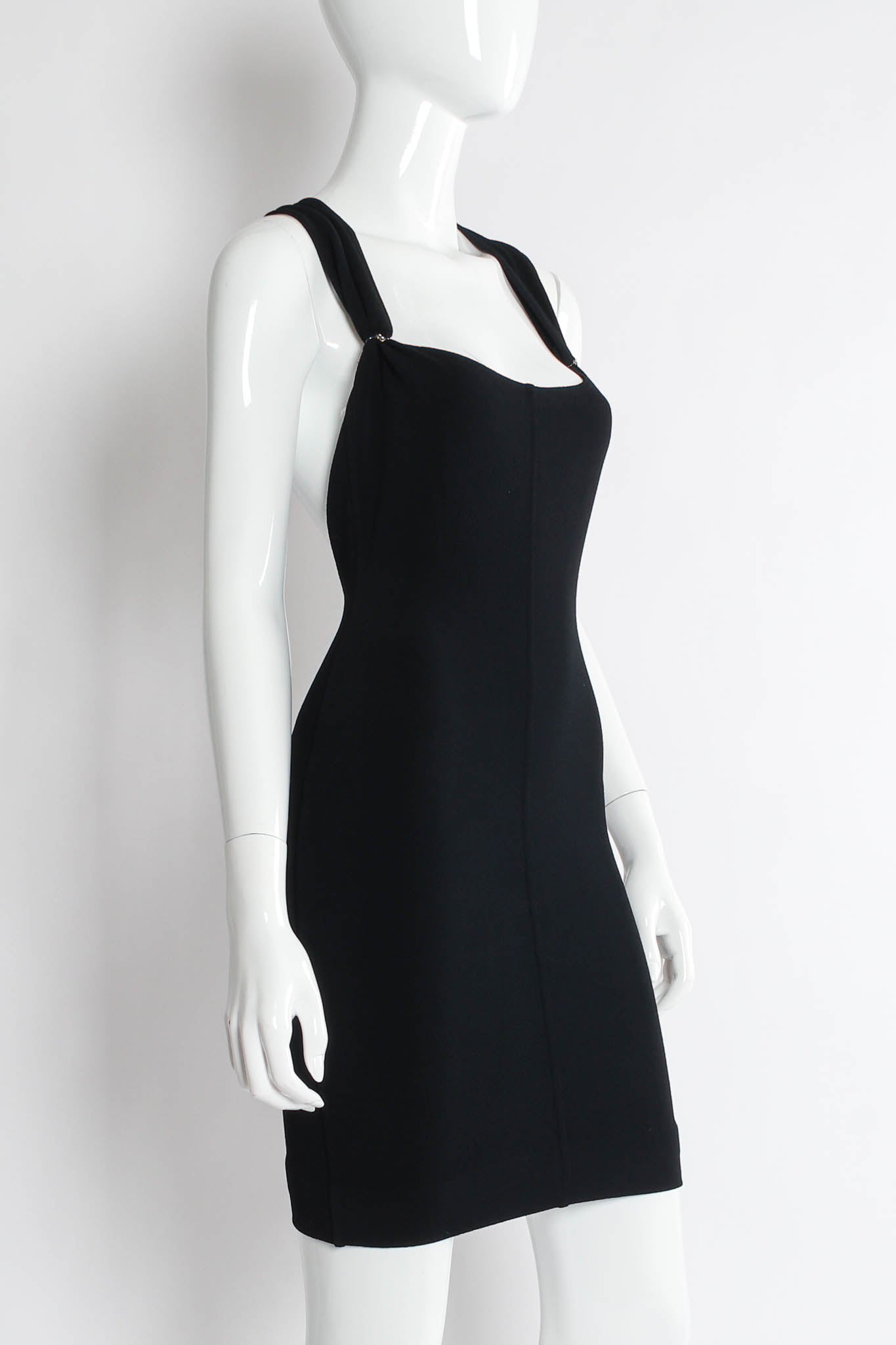 Vintage Alaïa Knit Bodycon Dress mannequin angle close @ Recess Los Angeles