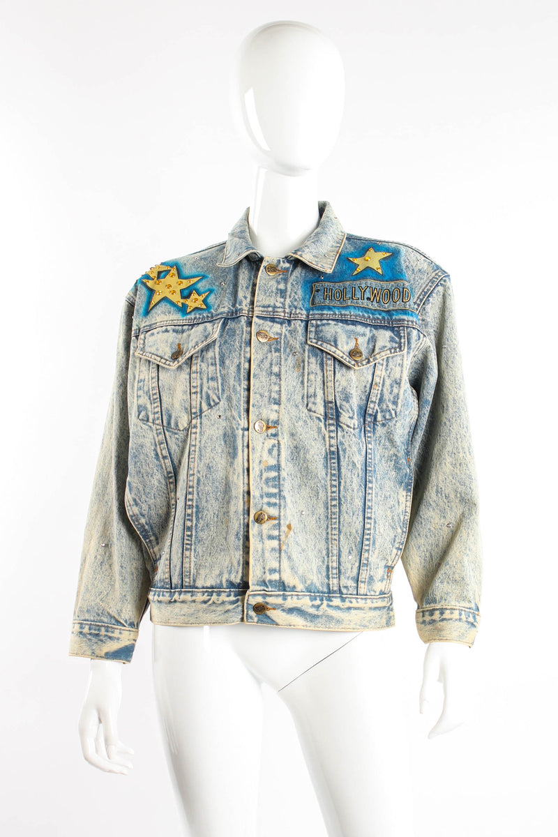 Louis Vuitton Stonewashed Trucker Jacket Blue. Size 36