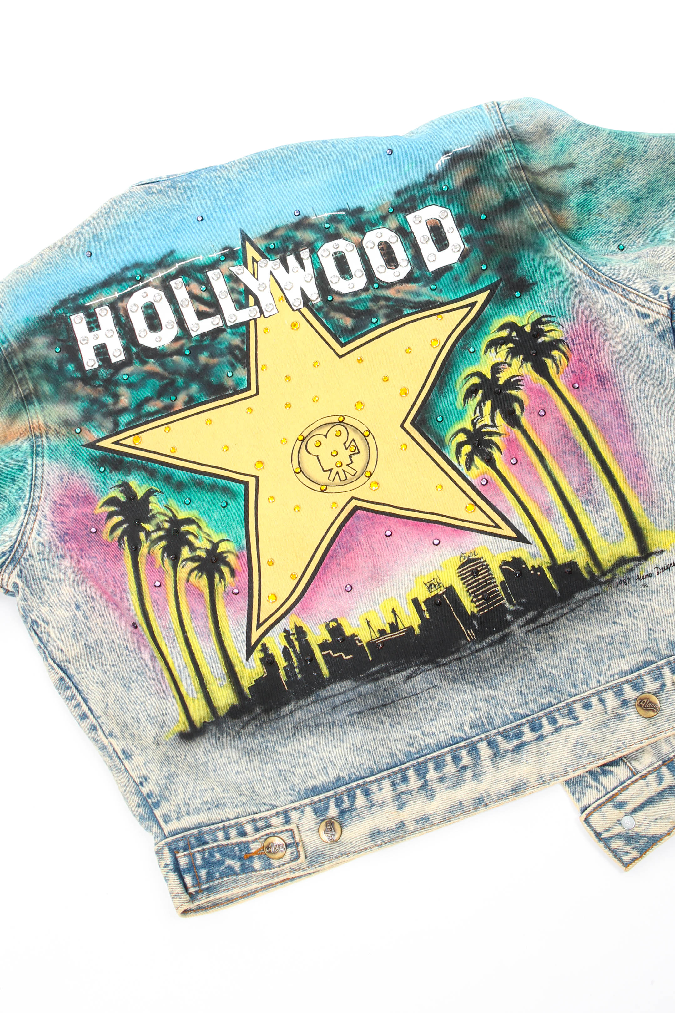 Vintage Tony Alamo Hollywood Star Jacket on mannequin at Recess Los Angeles (back crop)